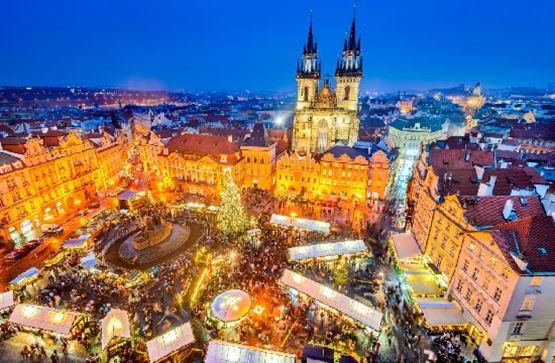 Le marché de Noel de Prague. 