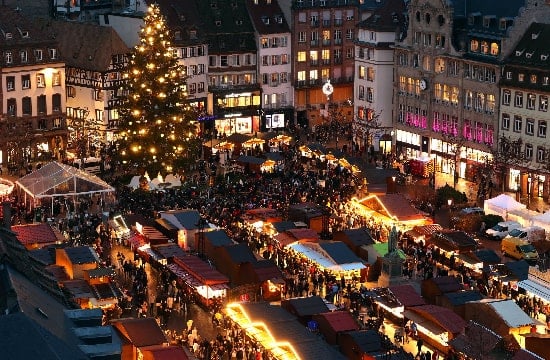 Le marché de Noel de Strasbourg.