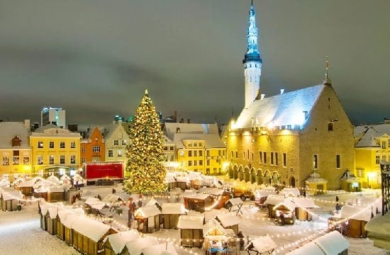 Le marché de Noel de Tallin.