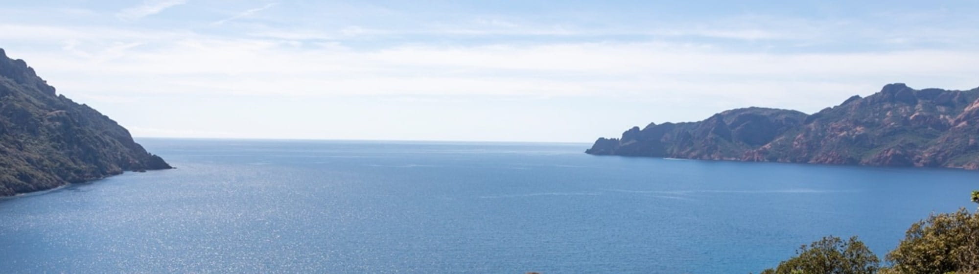 Photo de la mer en Corse