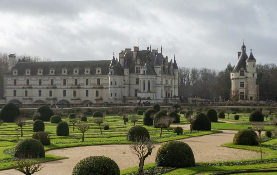 Le château de Chenonceau.