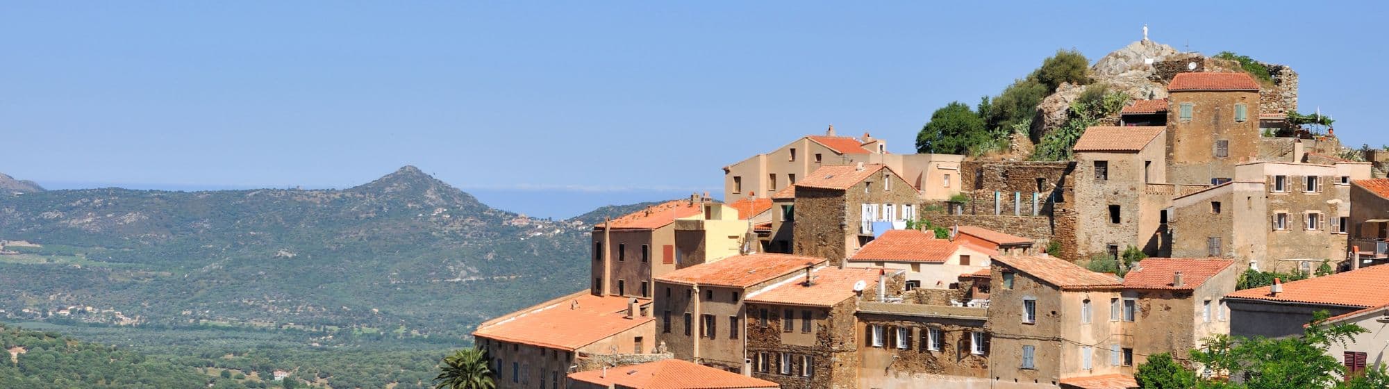 La vue sur un paysage corse