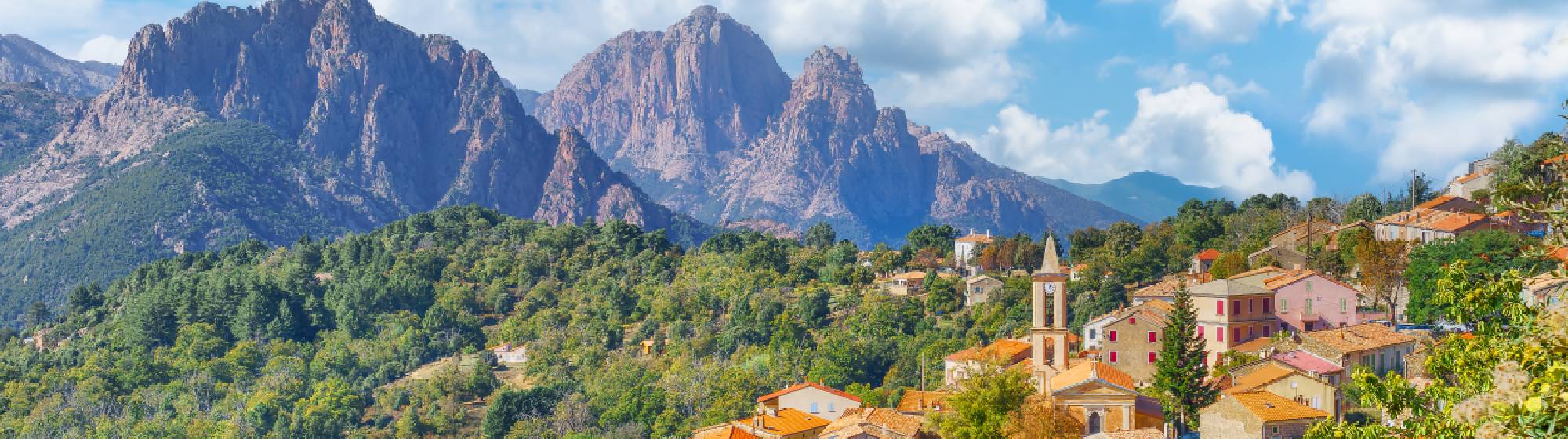 La vue sur un paysage corse