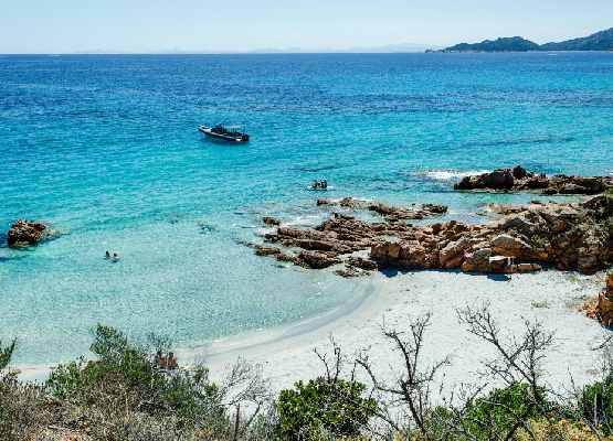 Plage de Palombaggia en Corse
