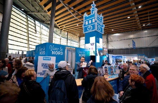 Le stand du département des Hauts de France sur le salon de Lille, Tourissima.