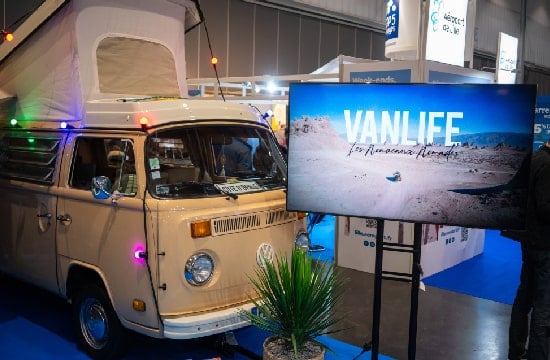 Le stand Vanlife sur le salon du Tourisme de Lille, Tourissima.