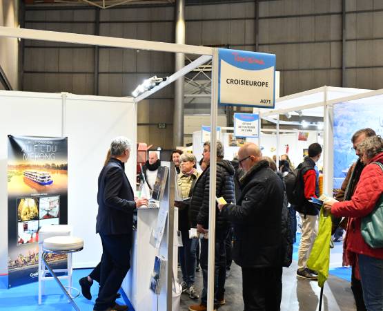 stand exposant dans un salon