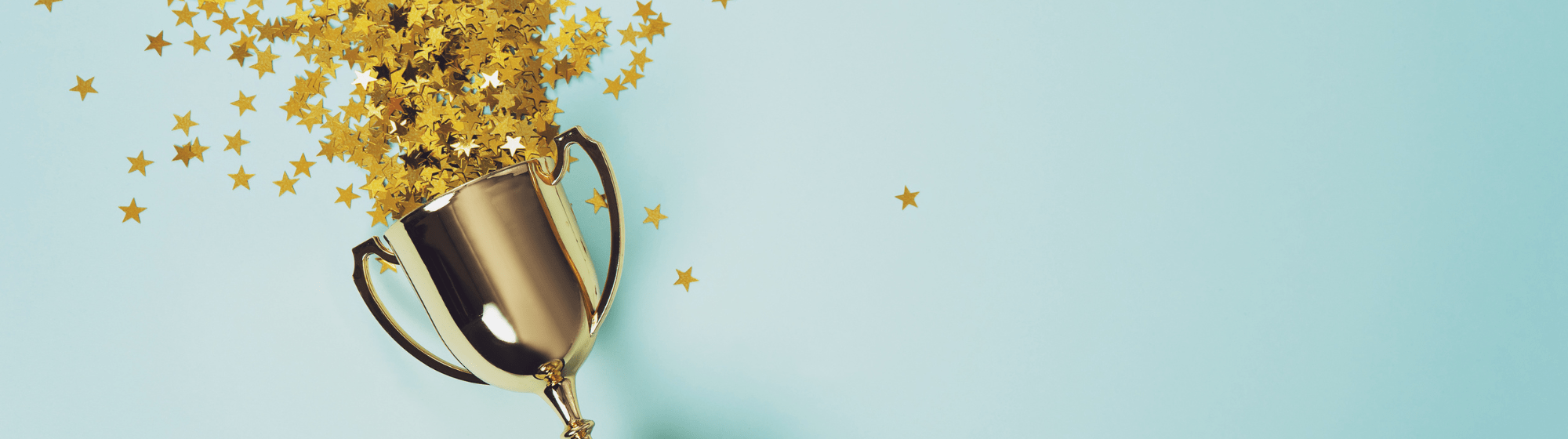 Une coupe remplie d'étoiles