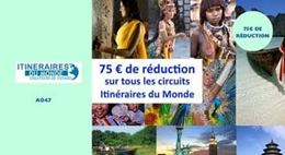 offre promotionnelle pour itinéraires du monde