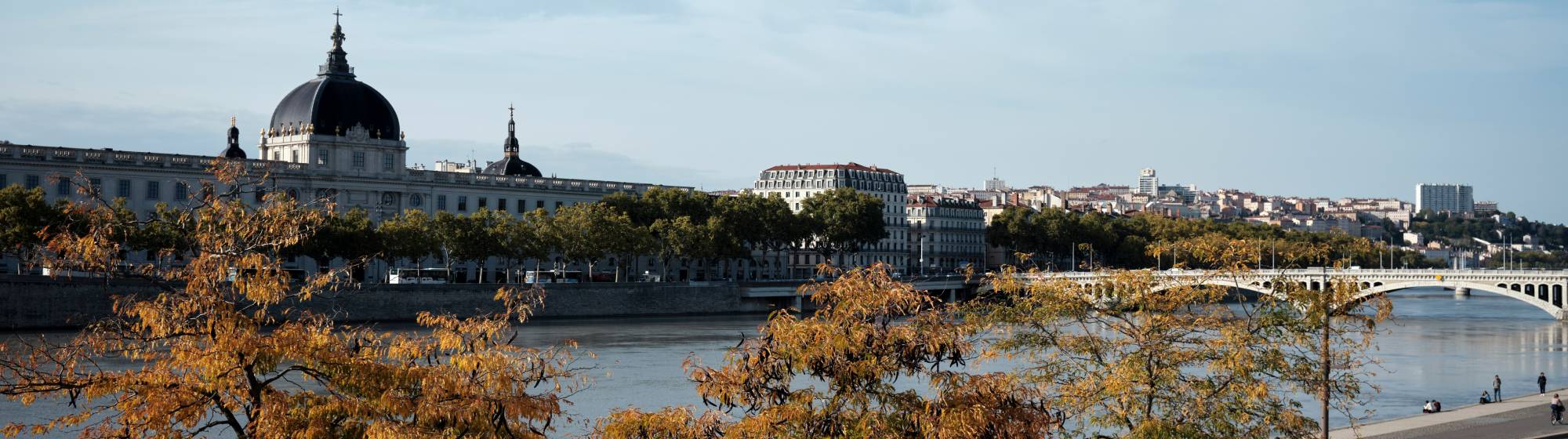 une vue du pont de Lyon