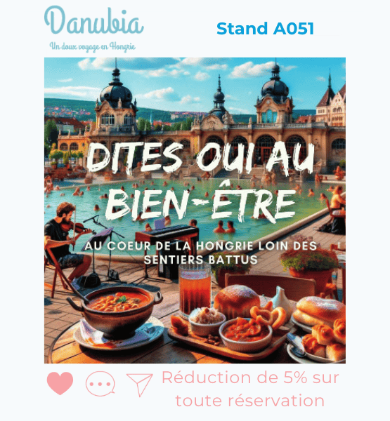 Offre spéciale de Danubia : réduction de 5% sur toute réservation