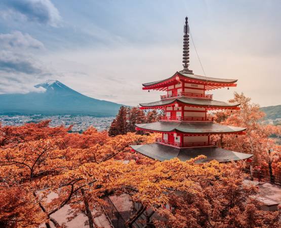 Un panorama d'une vue asiatique