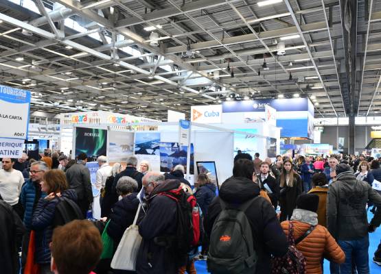 des visiteurs du salon