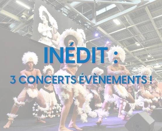 un groupe de danseur avec le mot concert écrit 