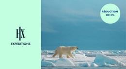 une offre promotionnelle pour HX Expeditions (voir des ours polaire)