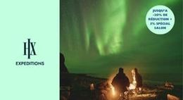 une offre promotionnelle pour HX Expeditions (voir des aurores arboréales)