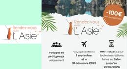 offre promotionnelle pour l'ASIE
