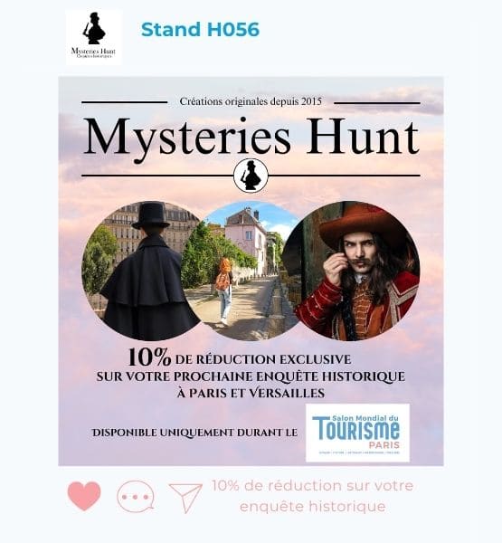 Visuel de Mysteries Hunt : 10% de réduction sur votre enquête historique