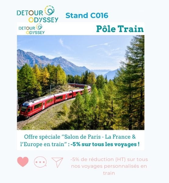 une offre spéciale pour un voyage en train