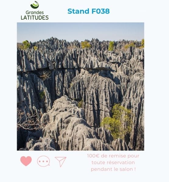 Offre spéciale de Grandes Latitudes : 100€ de remise pour toute réservation pendant le salon !