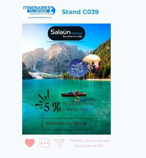 Offre spéciale Itinéraires du monde : Profitez d’une remise exclusive de 5%. 