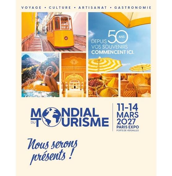 affiche du salon mondial du tourisme paris 2027