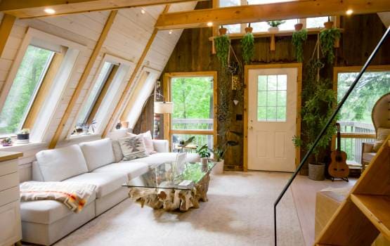 Intérieur d'un logement de vacances