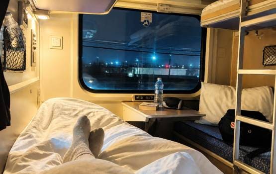 Couchette d'un train de nuit
