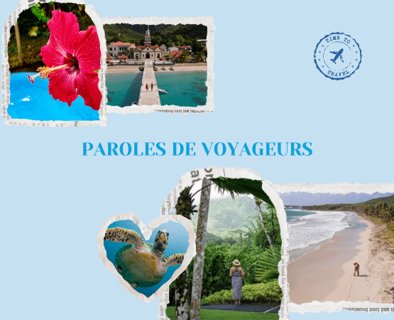 un montage photo de la Martinique