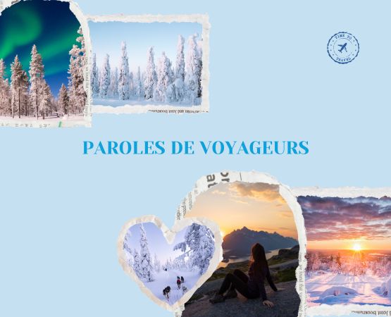 photo montage de la laponie